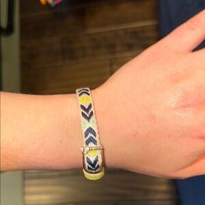 KEEP Collective Reversible 8.5”L Woven Patterned Bracelet